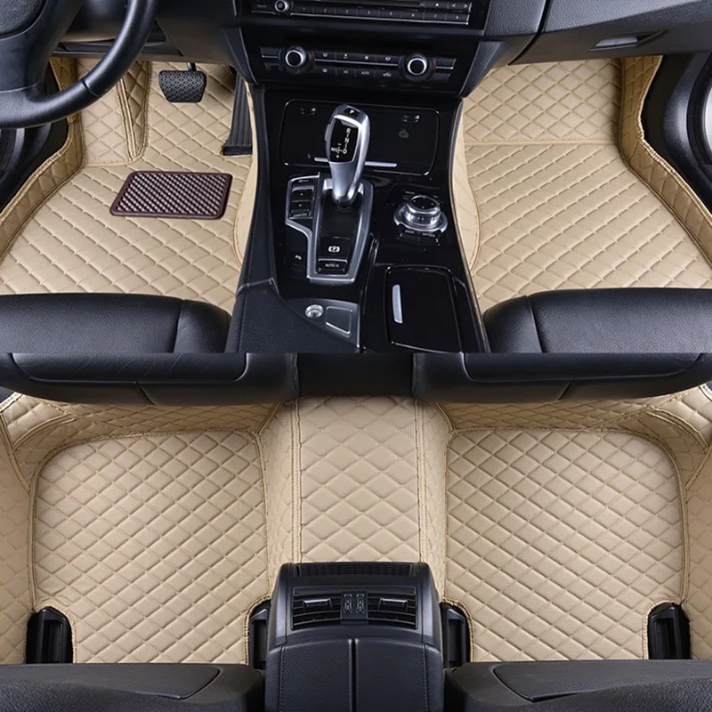 Coche alfombras de Piso Para el Subaru XV 2012 2013 2016 2017 Cuero Alfombras Alfombras Dash Cubre Interiores de Automóviles Accesorios 5
