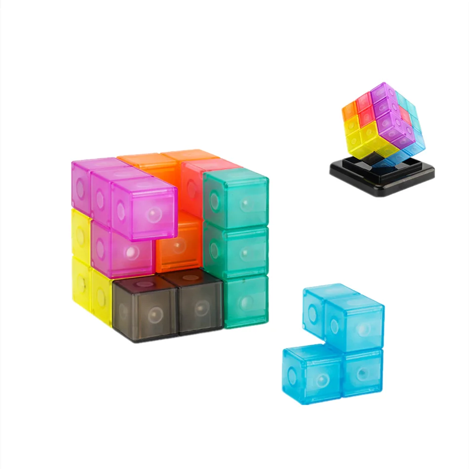 MoYu Magnético bloques de Construcción más reciente Magnético cubo de 3x3x3 cubo magico Profissional Rompecabezas juguetes Educativos-Juguetes para niño niño Niño 5