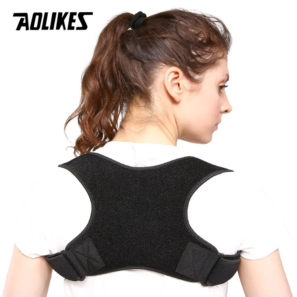 AOLIKES Nueva Postura de la Columna vertebral Corrector de Protección de la Espalda de Hombro Postura Corrección de la Banda Jorobadas Alivio del Dolor de Espalda Corrector de Llave 5