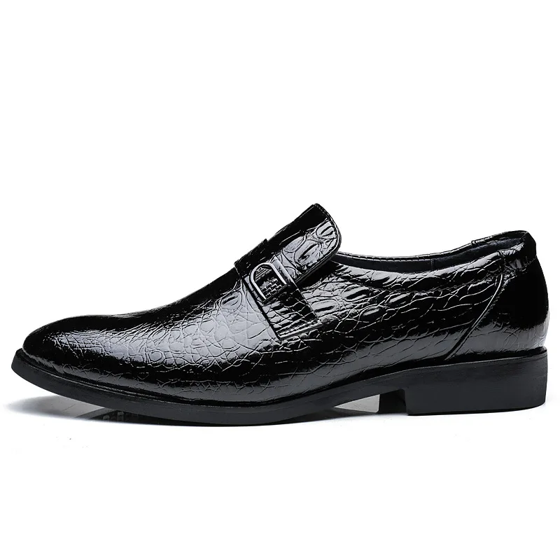 IMAXANNA Nuevo Otoño de los Hombres Zapatos de Cuero de Hombre Zapatos de Vestir de Moda de la Boda Formal de Zapatos de Calidad Superior Hombre de Oxford Zapatos de Primavera de Deslizamiento En 5