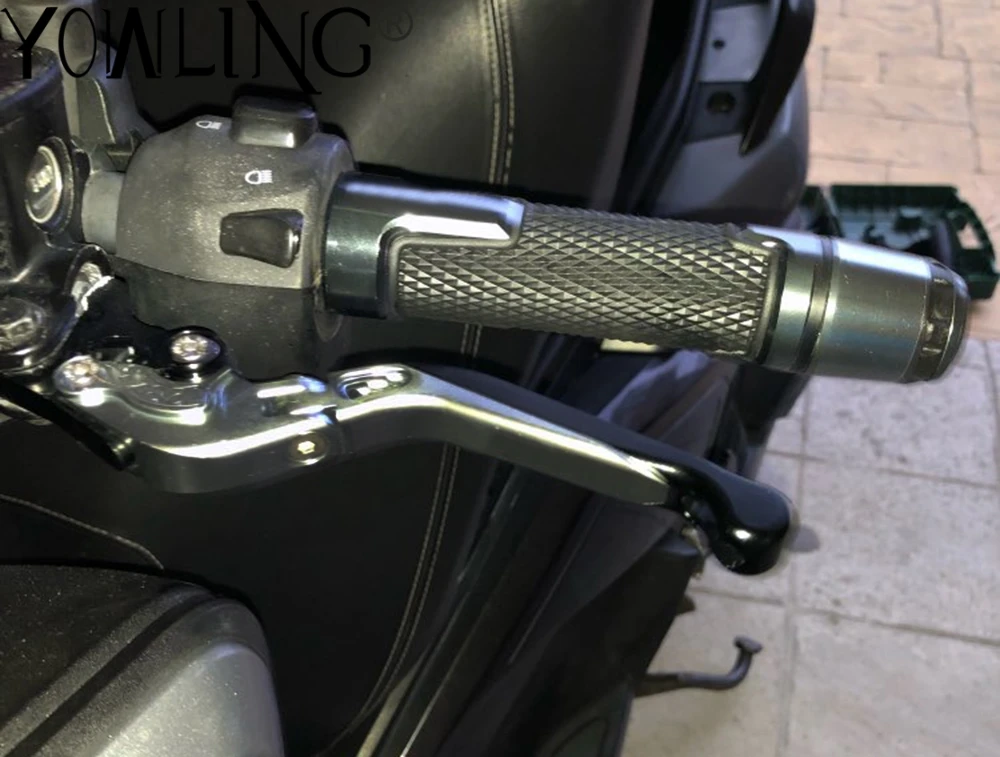 Nueva YAMAHA TECH MAX TMAX T-MAX 560 TMAX560 2019 2020 de la Motocicleta del CNC de Accesorios de Freno del Embrague Palanca del Manillar Apretones de Mano Termina 5