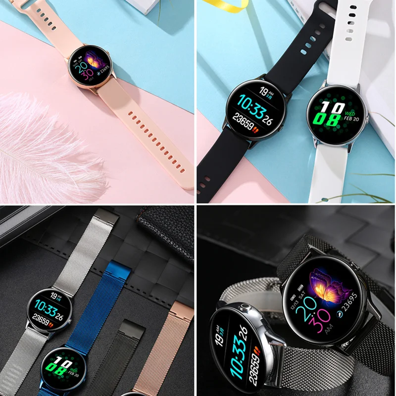DT88 Smartwatch de la prenda Impermeable IP68 Mujeres Reloj Inteligente de la Frecuencia Cardíaca Presión Arterial Monitor Remoto de la Cámara Multi-Modo de Deportes de la Aptitud de la Banda 5