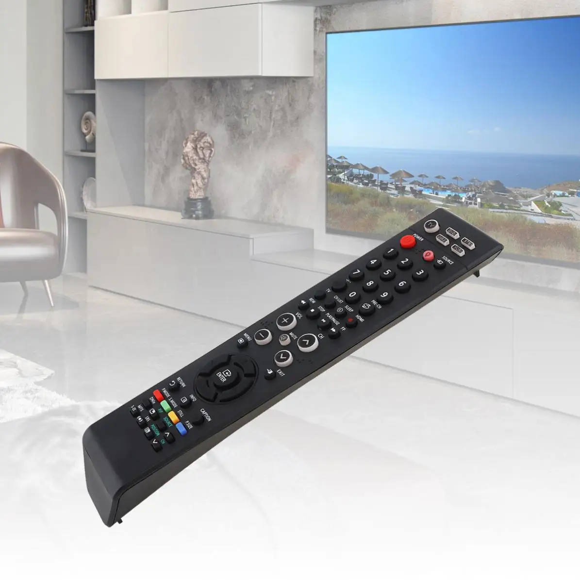 Universal TV LCD de Control Remoto con 433MHz y de Larga Distancia de Control de Ajuste para Samsung BN59-00611A BN59-00603A BN59-00516A 5
