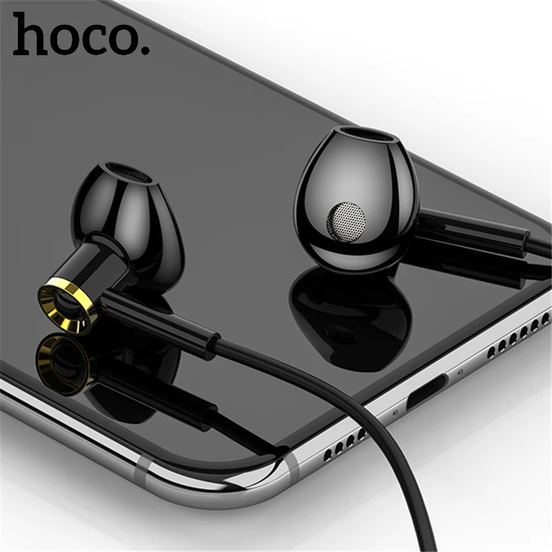 HOCO 3.5 mm Super Bass auriculares Auriculares De Xiaomi Huawei Samsung Earbudz Con MICRÓFONO Headset Gaming 5