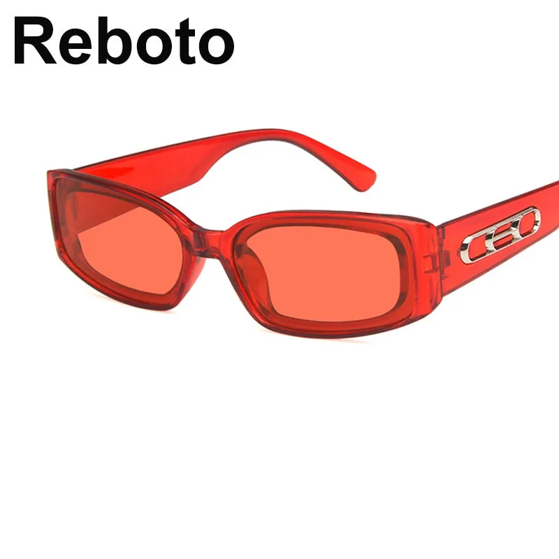 2019 marca de moda de gafas de diseño, Gafas de sol para mujer de la vendimia de moda estrecho de la mujer de las gafas de sol de espejo Cuadrados Hombres UV400 5