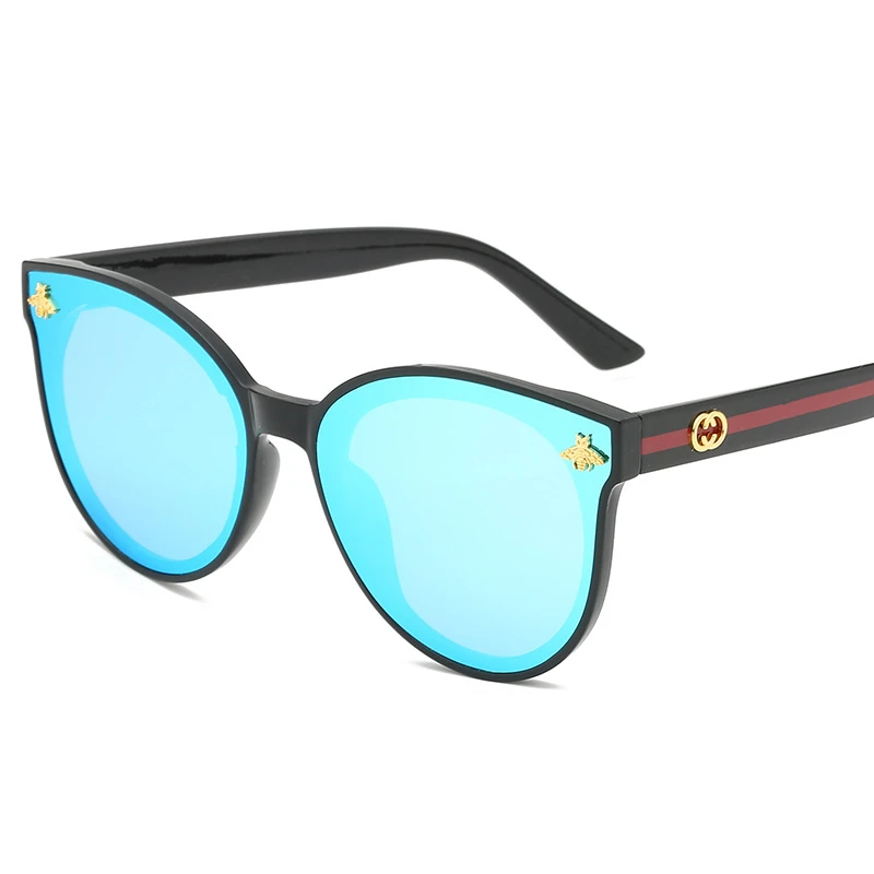 ASUOP 2020 nuevas señoras de moda de gafas de sol UV400 clásico retro de la marca de lujo de diseño de la abeja de los hombres gafas de sol oval deportes de conducción gafas 5