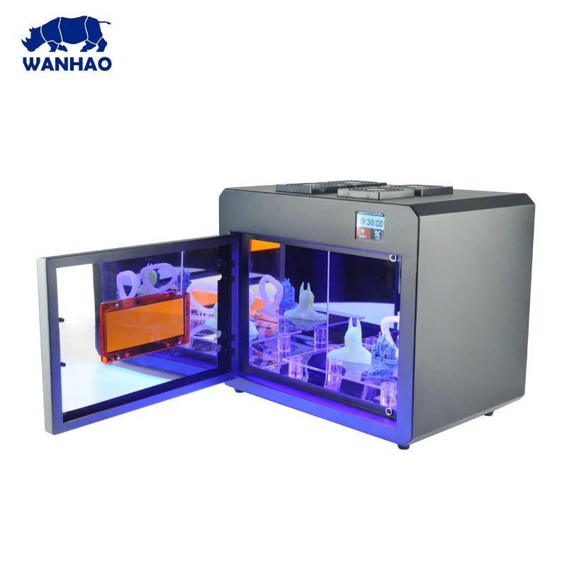 2019 WANHAO Impresora 3D de la nueva versión de Curado UV Cuadro de WANHAO BOXMAN para la venta de curado UV de la cámara de 5