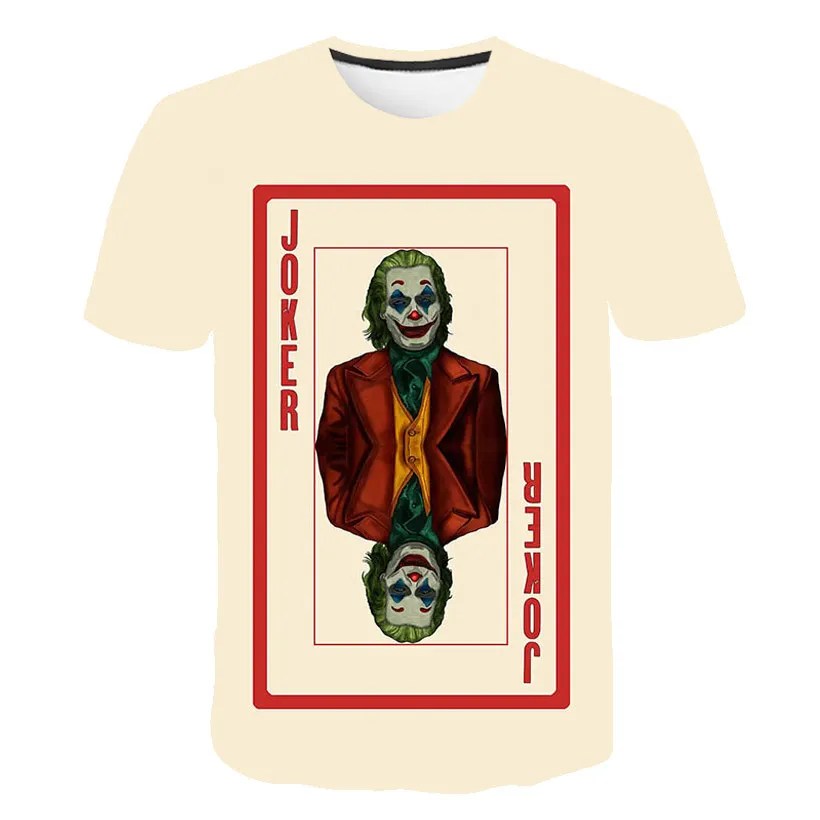 3D bebé Joker Camiseta de niños de la Película de Terror Jaja Payaso chicos/chicas de Anime T shirt Ropa de Niños Cool Streetwear camisetas Camiseta Tops 5