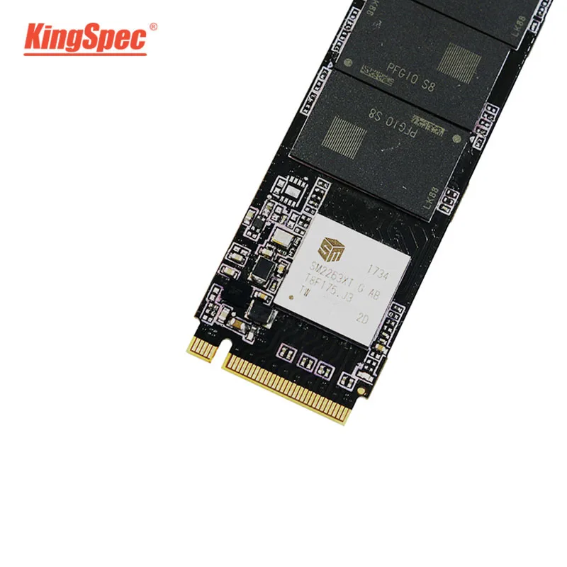 Kingspec M2 NVMe SSD M. 2 PCIE SSD M2 Disco Interno Unidad de Estado Sólido NVME 2280 512 GB, 3 Años de garantía con el disipador de calor de la etiqueta engomada 5