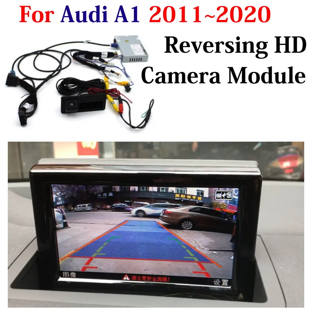 HD Delantera y Trasera Cámara de marcha atrás Para Audi A1 8X 2011-2018 2019 2020 Coche DVR de la Pantalla Original de la Actualización del Decodificador de Estacionamiento Sistema de Asistencia 5