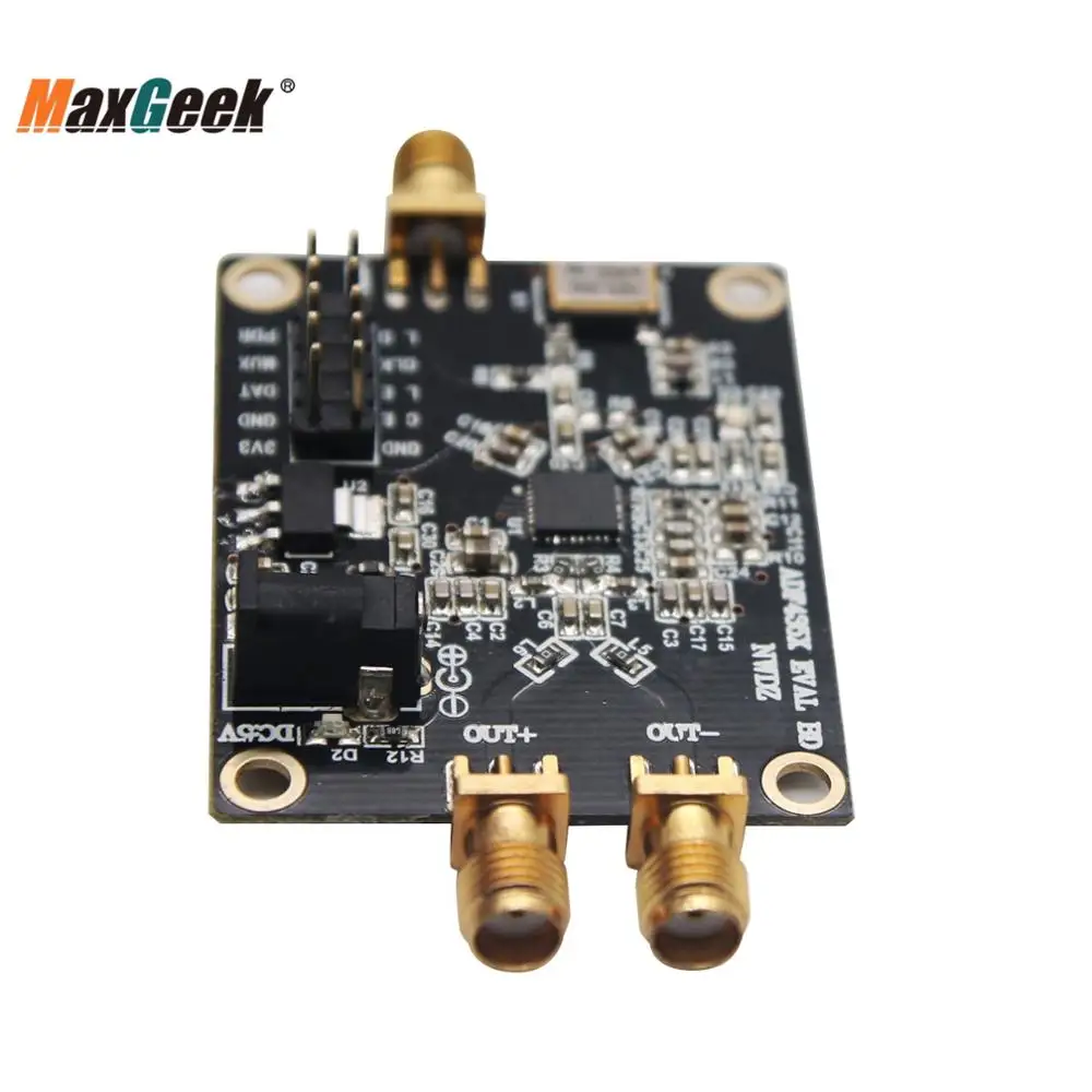 Maxgeek 35M-4.4 GHz PLL Señal de RF Frecuencia de la Fuente de Sintetizador ADF4351 la Junta de Desarrollo 5