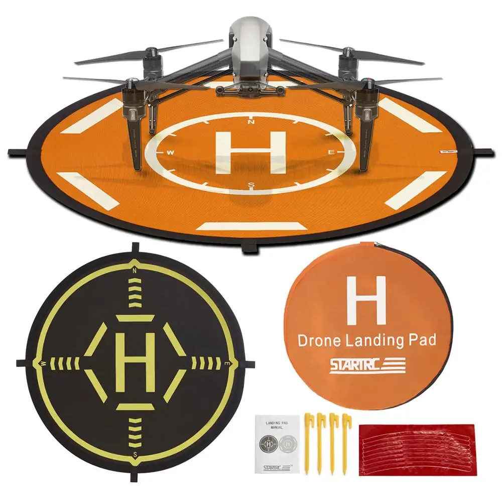 Drone pista de Aterrizaje 110 CM de Aterrizaje Plegable Delantal Impermeable Para DJI Mavic PRO Fantasma 3/4 Inspirar Matric YUNEEC Drone RC Quadcopter 5
