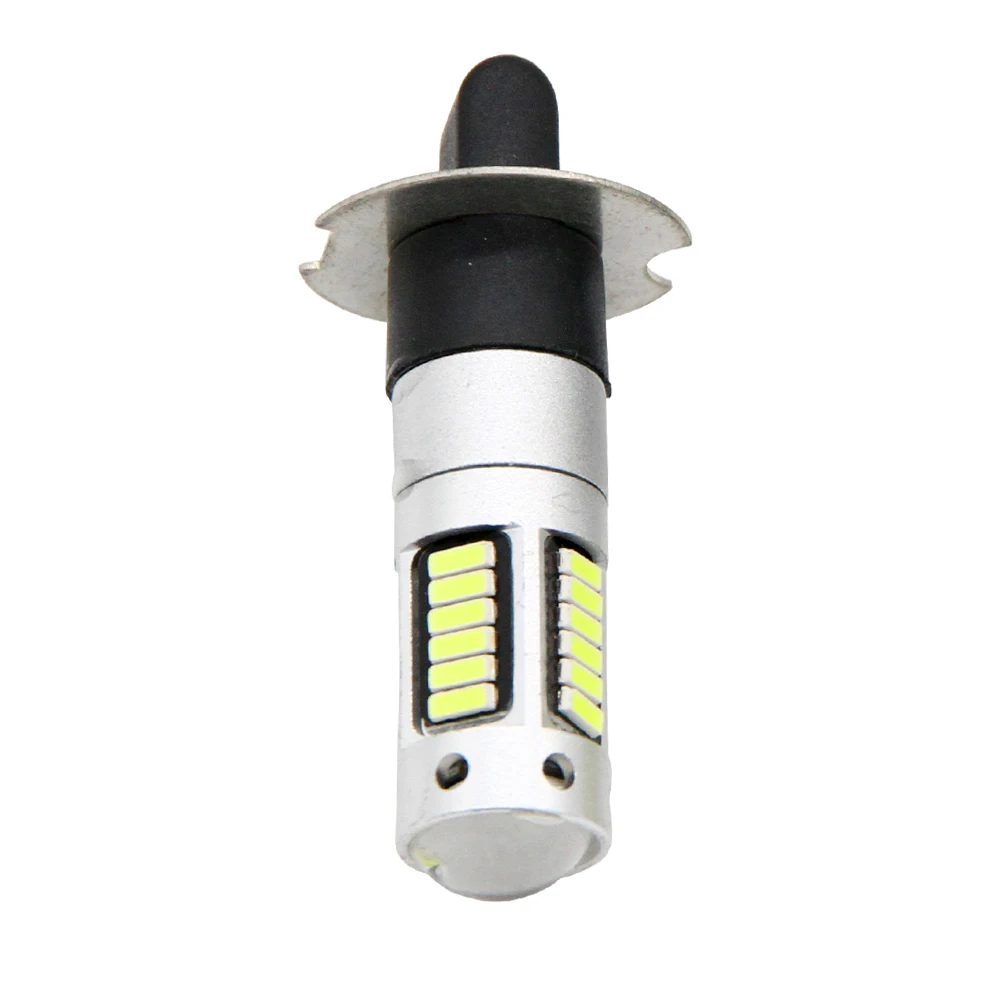 2pcs de Alta Potencia Blanco 30-SMD 4014 H3 22w LED de las Bombillas de Repuesto Para el Coche las Luces de Niebla, Luces de circulación Diurna, faros LCD 5