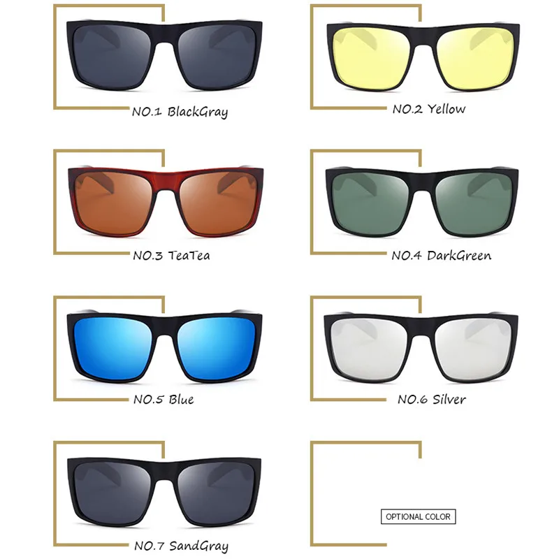 LeonLion 2021 Nueva Polarizadas de Conducción Gafas de sol de los Hombres de la Vendimia Clásico de Gafas al aire libre UV400 Street Beat Oculos De Sol Gafas 5