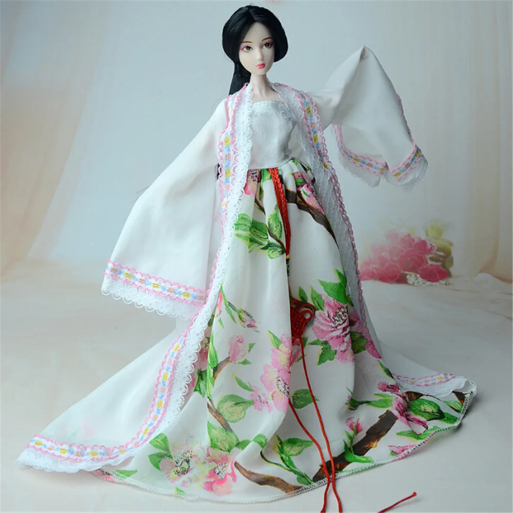 1pcs 2styles la Dinastía China de Vestido de Princesa Para la Ropa de la Muñeca Elegante Muñeca Tradicional 5