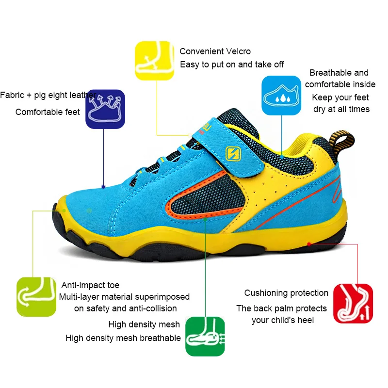 Zapatos de niños Mate de Cuero para Niños de Zapatillas de Niños Niñas antideslizante Zapatos Casuales de Viaje al aire libre de los Zapatos de Fondo Suave de los Niños 5