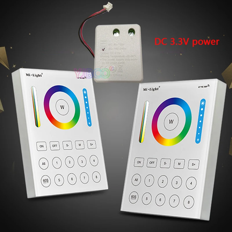 Miboxer PL5 40W RGB+CCT de la Luz del Panel Controlador de 2.4 G wireless Smart Panel de control Remoto B8/FUT089/FUT092/B4/T4 5