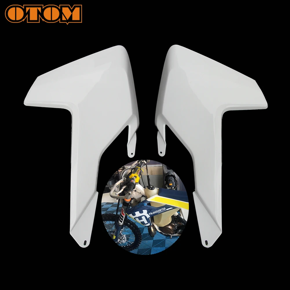 OTOM Frontal de Plástico de la Motocicleta Lado Spoiler Kit de Radiador Sudarios Para Husqvarna FC250 FC350 FC450 FX350 FX450 TC125 TC250 TX300 5
