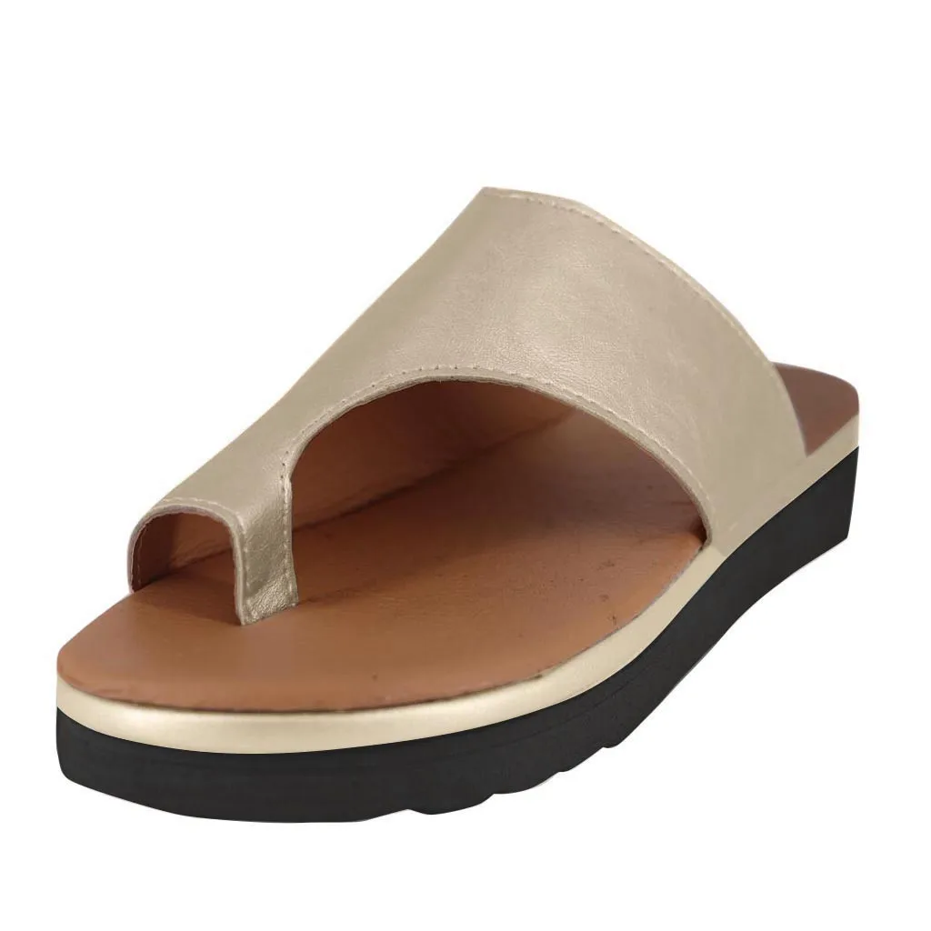 Sleeper #401 2021 NUEVA MODA de la Mujer de la Moda Pisos Cuñas Dedo del pie Abierto de Tobillo Zapatos de Playa Romana Zapatillas Sandalias de Envío de la Gota 5