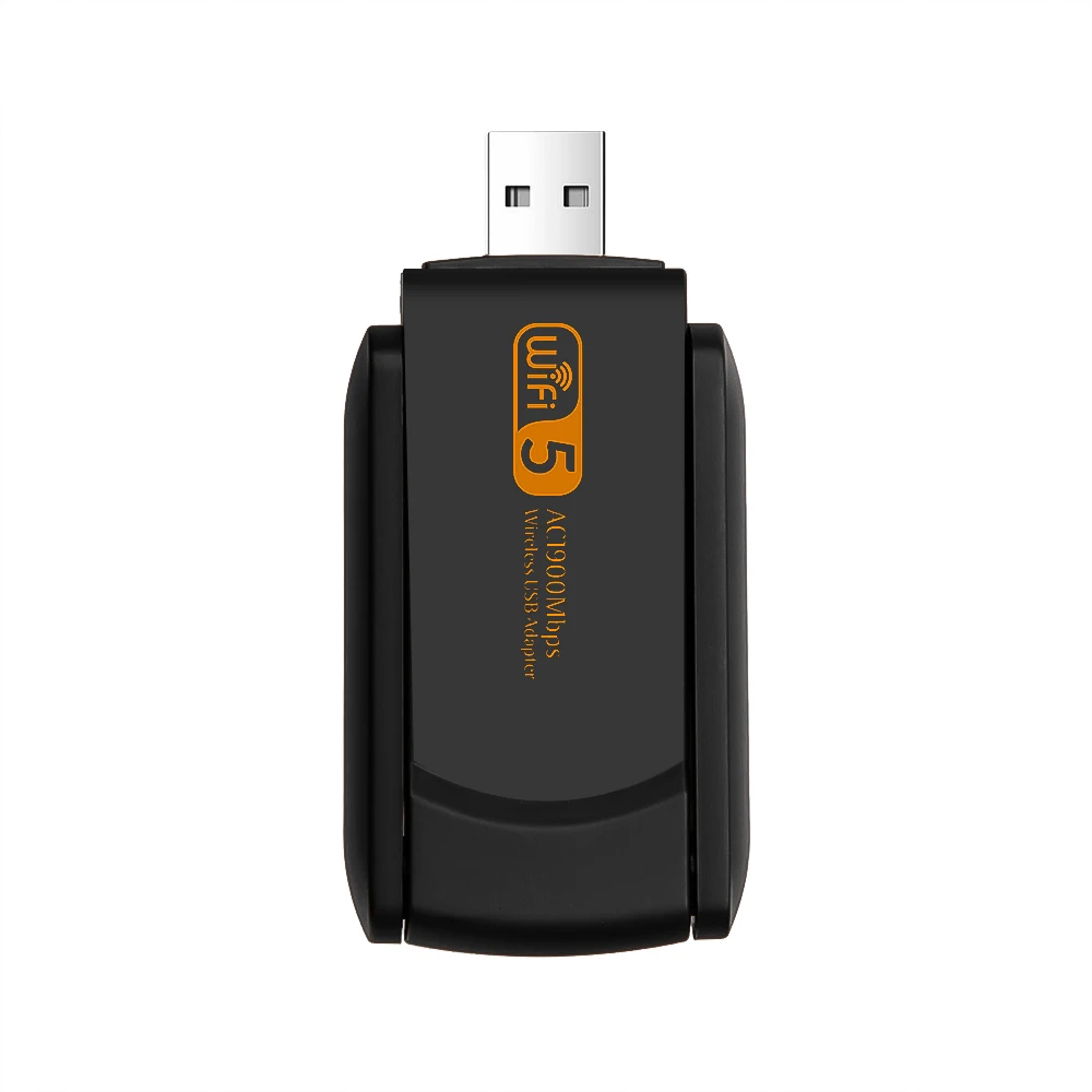 KEBIDU 1900Mbps USB 3.0 Adaptador WiFi de 2.4 GHz 5.0 GHz Externo de la Tarjeta de Red Inalámbrica de Banda Dual Wifi Receptor Adaptador de Escritorio 5