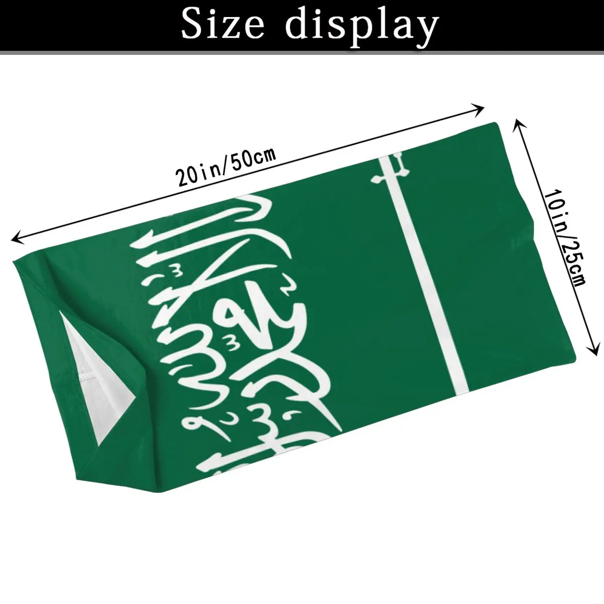 Arabia Saudita Bandera Cara Bufanda Con 2 Pcs Filtro Multi-propósito Pañuelo en la cabeza la diadema de caballo máscara 5