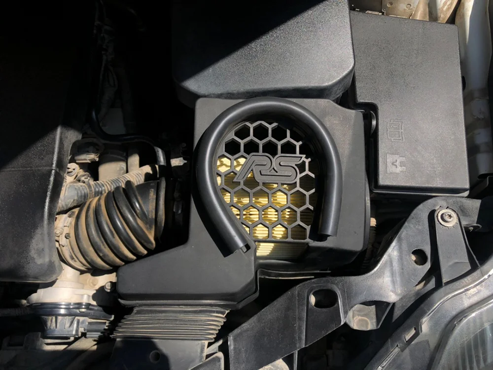 AITWATT Para Ford Focus RS Caja del Filtro de Aire 2012-2018 Kuga Entrada Cubierta de Protección de Alta Calidad de Plástico ABS de los Accesorios del Coche etiqueta Engomada 5