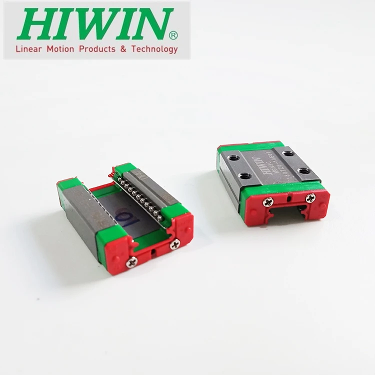 2pcs Original Hiwin guía lineal MGN9 200 250 300 330 350 400 450 500 550 600 mm + 2pcs MGN9C bloques de 12MM MGNR9 ferrocarril CNC router 5