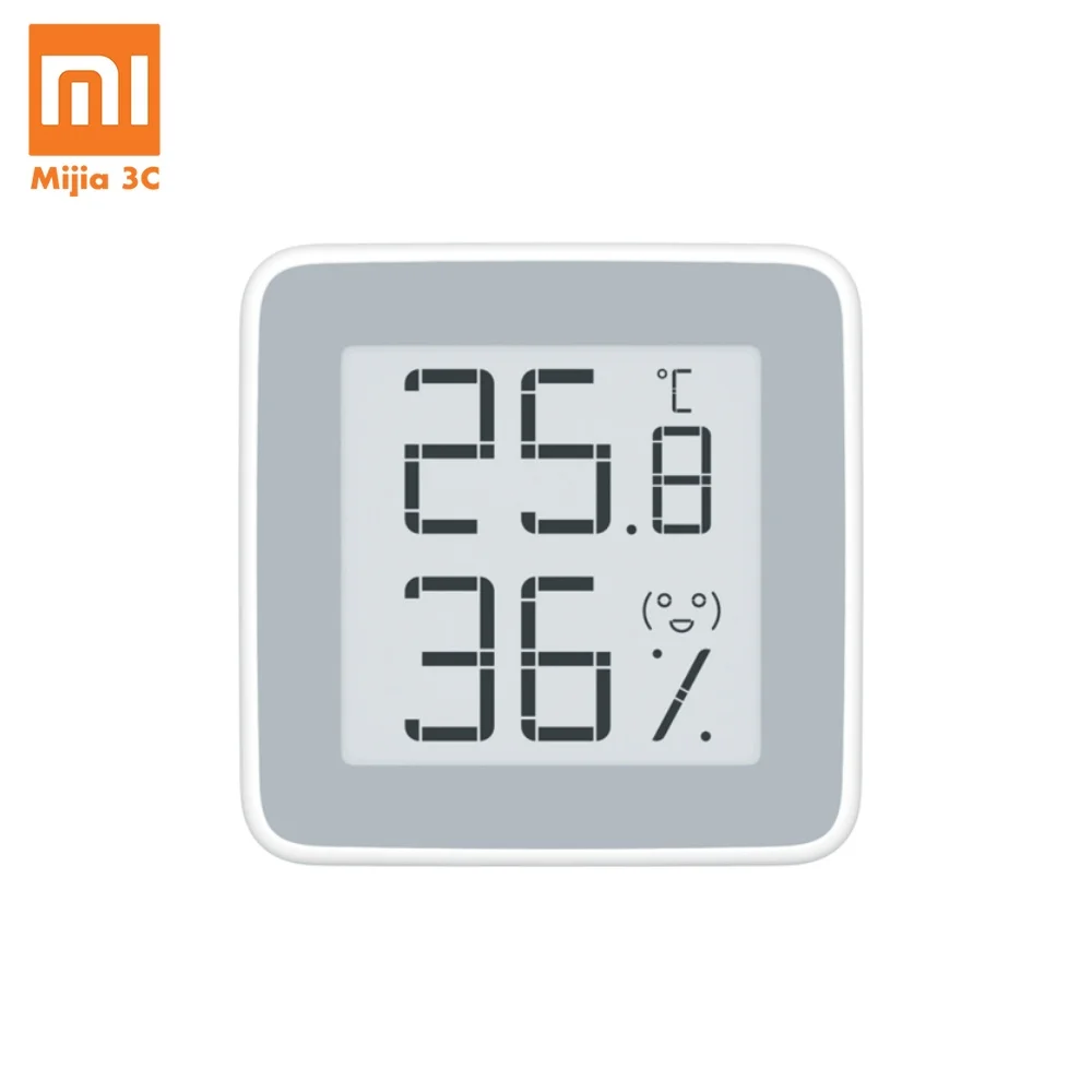 Original Xiaomi Mijia Termómetro de Temperatura Sensor de Humedad Mini Pantalla LCD Digital Medidor de Humedad para Xiaomi Smart Home Kit 5
