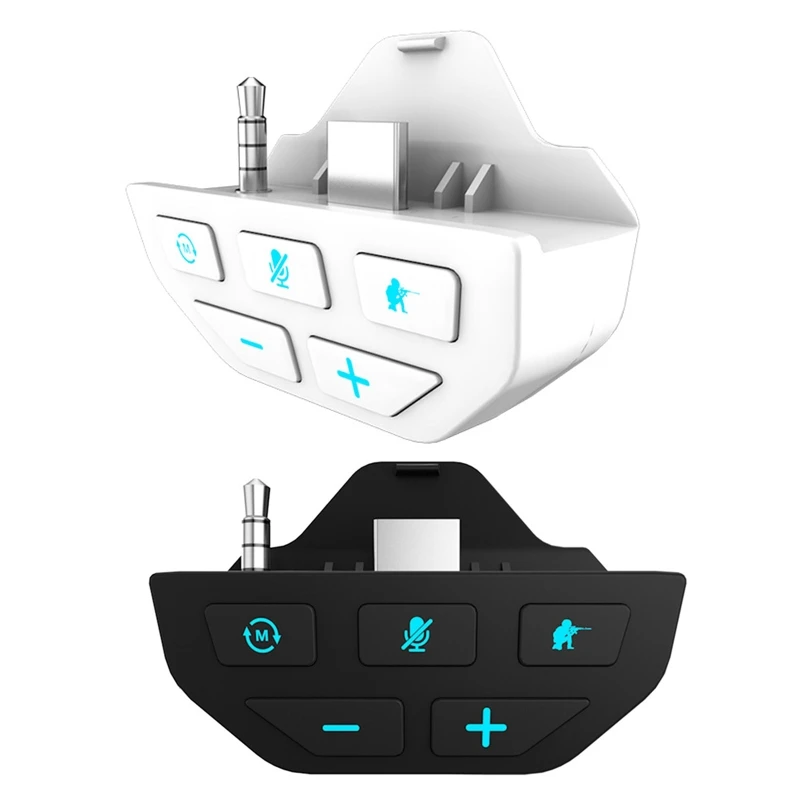 Controlador de Manejar Potenciador de Sonido Adaptador para Auriculares Estéreo de Auriculares Convertidor para X-box One Wireless Gamepad 5
