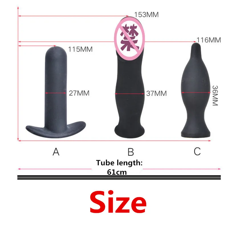Anal Butt plug de Silicona Ampliable Masajeador de Próstata Vestibular Inflable Anal Dilatador Masturbador Sexo Ttoys Para las mujeres y los Hombres 5