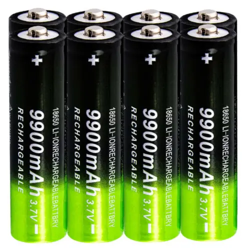 GTF Original 3.7 V 9900mAh 18650 batería Recargable de Li-ion de la Batería de Litio Batteria para Linterna Células 2/4/8/10 pc 18650 Baterías 5