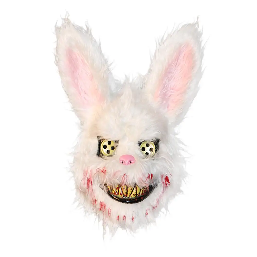 Sangrienta Conejo Asesino De La Máscara Del Horror De La Fiesta De Halloween Decorativos Vestido De Máscara De Cosplay Máscara Para Niños Adultos Elegante Máscara De Cosplay 5