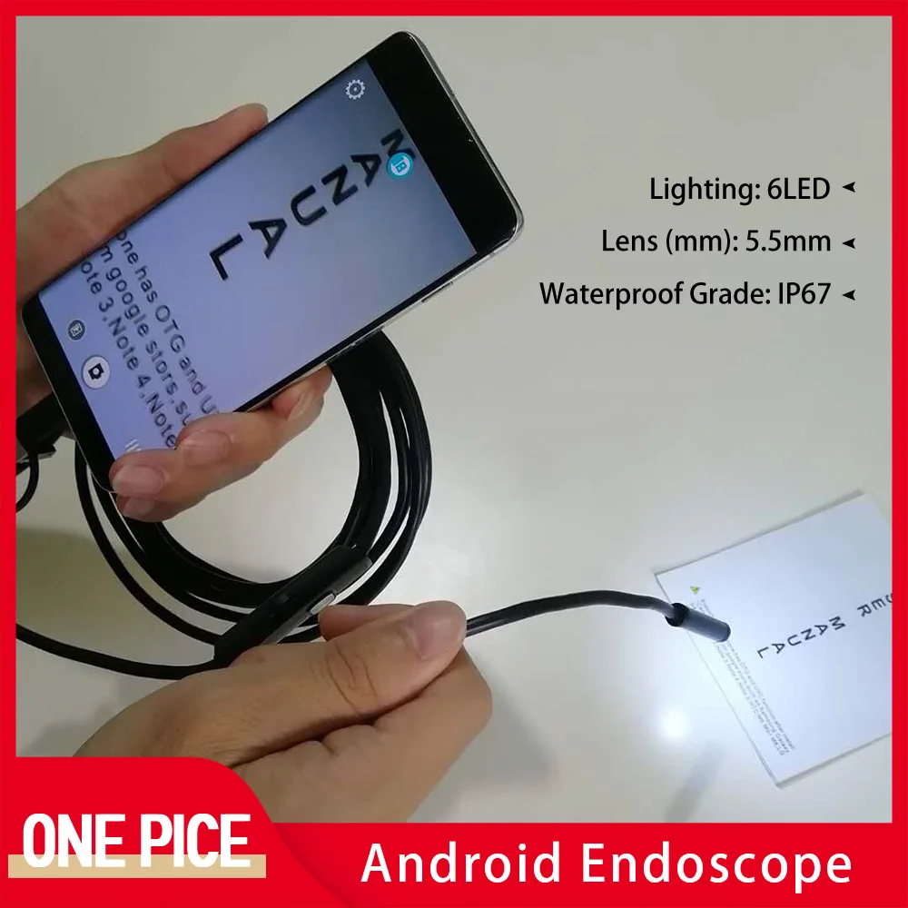 5.5 MM 1m/2m/3.5 M de Android Endoscopio IP67 Impermeable Mini Cámara Triplete una de TIPO C, USB Endoscopio para Smartphone con OTG y UVC PC 5