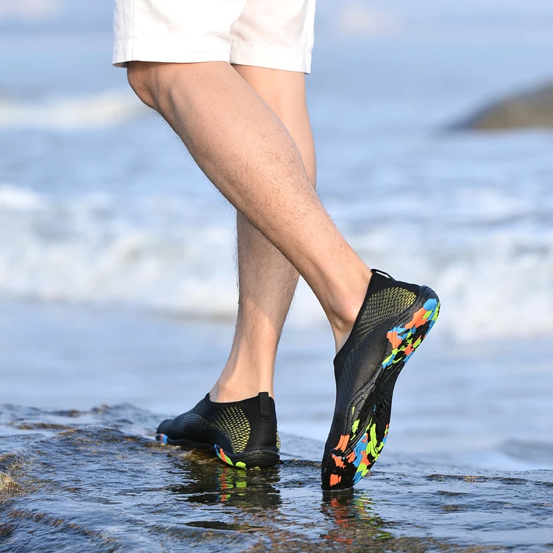 AFFINEST de Verano al aire libre, Piscina de Agua Zapatos de las Mujeres de los Hombres Zapatos de Playa de Secado Rápido de la Zapatilla de deporte Unisex Playa de Surf de zapatos de mujer 5