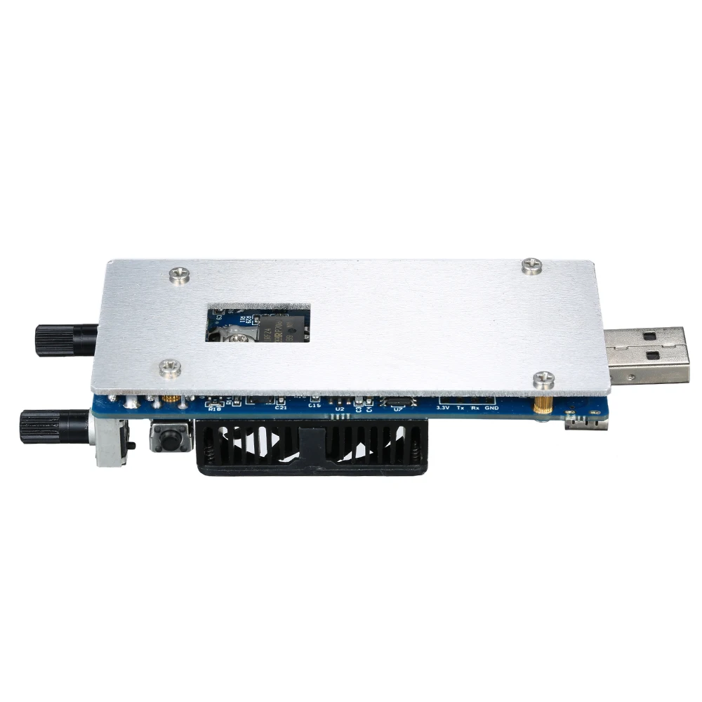 LCD USB de Carga Electrónica Probador Módulo Ajustable Constante Resistencia a la Corriente de Alimentación de la Batería Probador con Ventilador de Refrigeración 35W 0,2~3A 5