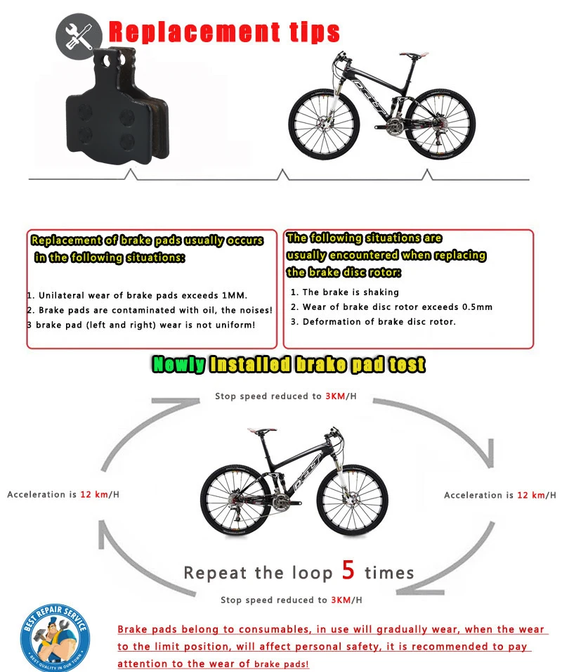 10 Pares de MTB de la Bicicleta de Montaña Bicicleta de Pastillas Para Freno a Disco MAGURA MT2 MT4 MT6 MT8 Partes Accesorios 5