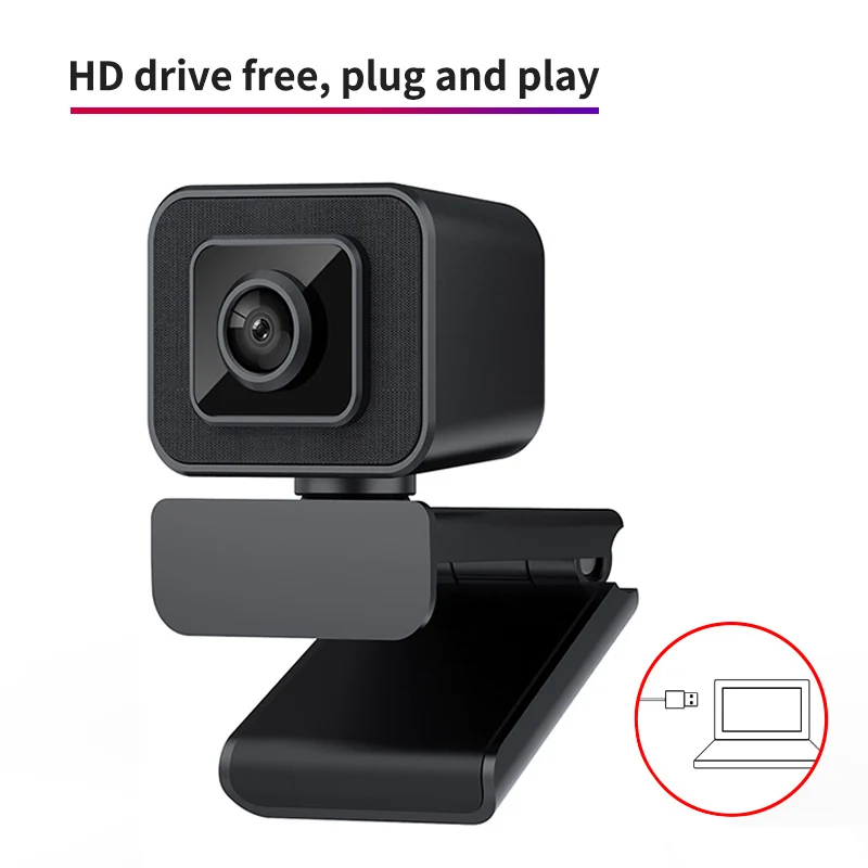 V24 Full HD de Vídeo de cámara web de alta definición de 1080P de la Cámara Webcam USB de Enfoque Manual Equipo Cámara Web Con Micrófono Para PC Portátil 5