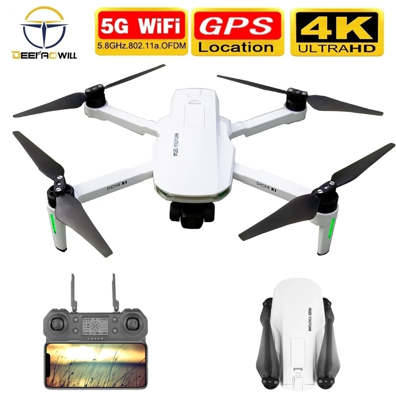2020 NUEVAS X1 pro drone 4k HD mecánico cardán de la cámara 5G wifi gps sistema soporta TF tarjeta de drones distancia de 1.2 km de vuelo de 25 minutos 5
