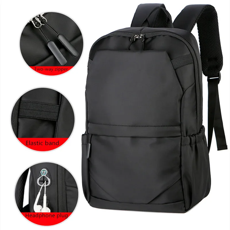 Mochila de los hombres mochila de gran capacidad de viajar tendencia de la moda casual bolso de la computadora impermeable mochila del estudiante 5