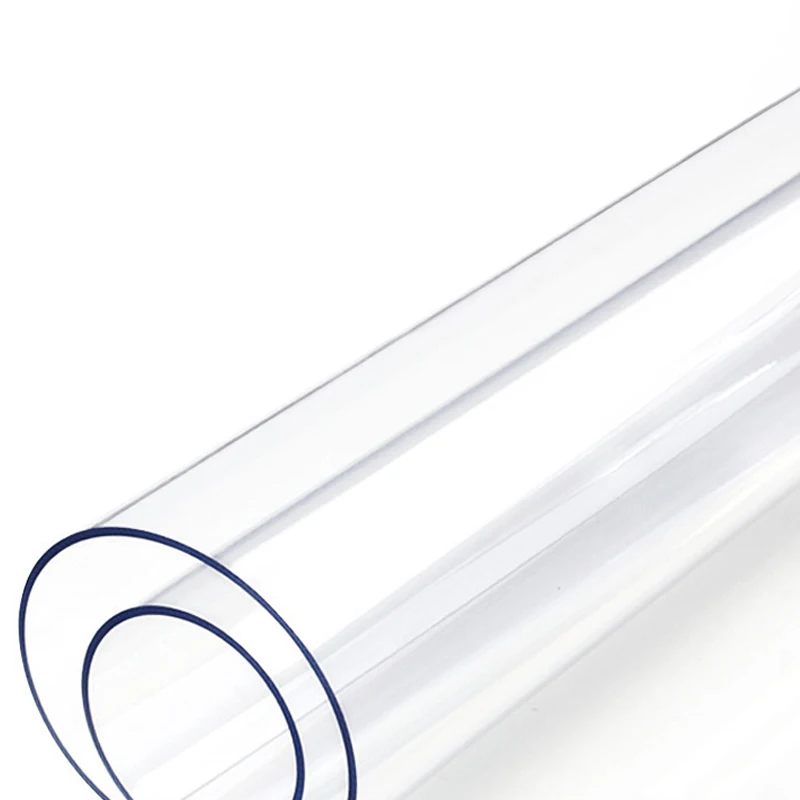 1.0 mm PVC de la prenda Impermeable Transparente mantel de Plástico Mat Almohadilla de corea Mesa Rectangular de Tela Suave para el Protector de Vidrio Mesa de 5