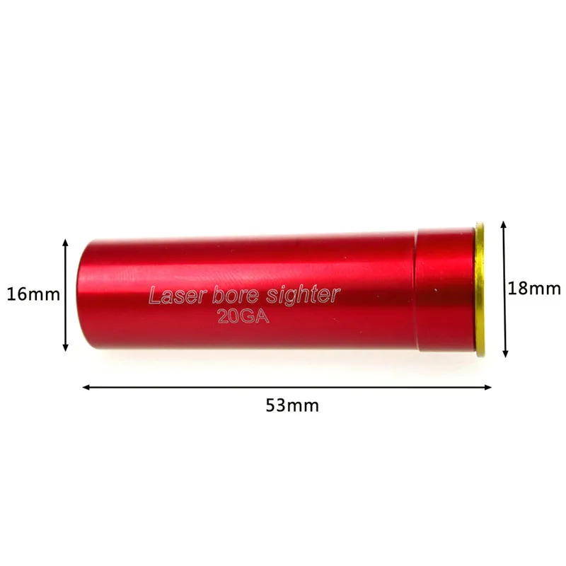 Infrarrojos 20GA Táctica de Caza Láser Boresighter Colimador Láser Cartucho de Calibración de Instrumentos de Láser Rojo Accesorios 5