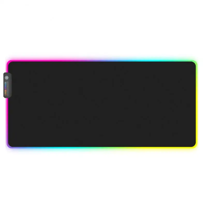 RGB Luminoso Gaming Mouse Pad Sobredimensionado y Colorido Brillante USB LED Extendido Teclado Iluminado PU antideslizante de la Manta de la Estera 5