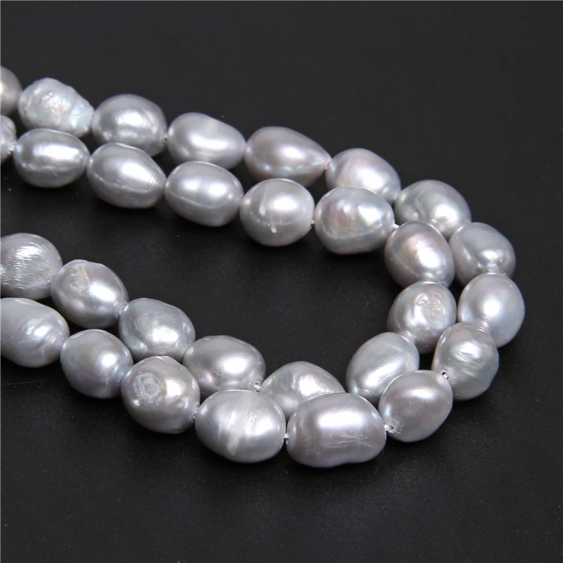 Diseñador Naturales Perlas de agua Dulce Cultivadas Perlas de BRICOLAJE Suelta Perlas de la Joyería de las Mujeres de Lujo de 10-11mm Natural de la Perla Perlas Pulsera de regalos 5