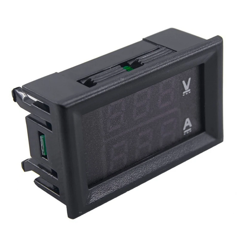 3pcs LED Digital DC 0-100V 10A Voltaje Amperios Voltios Medidor de Panel Dual Voltímetro Amperímetro Tester 5