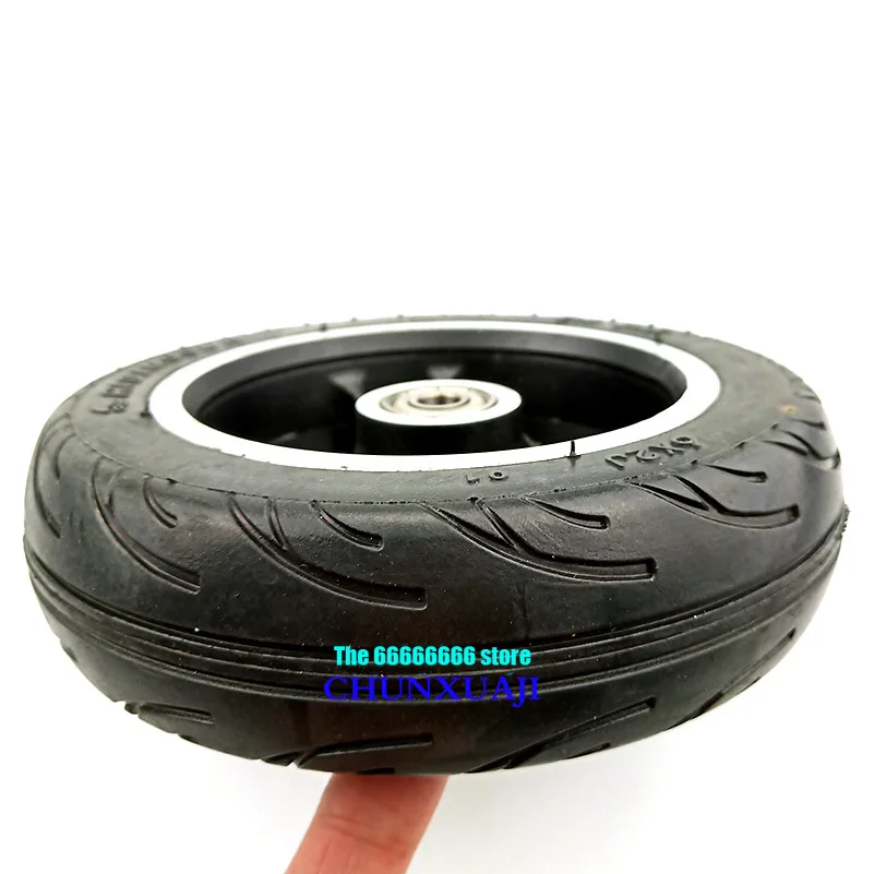 6X2 neumático de 6 Pulgadas de neumáticos de Scooter de Neumáticos sólidos con concentrador de juego de tubos de Scooter Eléctrico para Silla de Ruedas de Camión Neumático de Scooter Eléctrico 5