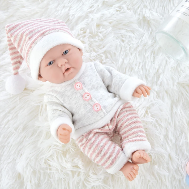 10 Pulgadas Lindo Bebé Reborn Muñecas De Silicona Realista De Los Recién Nacidos Muñeca Juguetes Para Niñas Mini Suave Bebe Reborn Niño Para Regalos De Cumpleaños 5