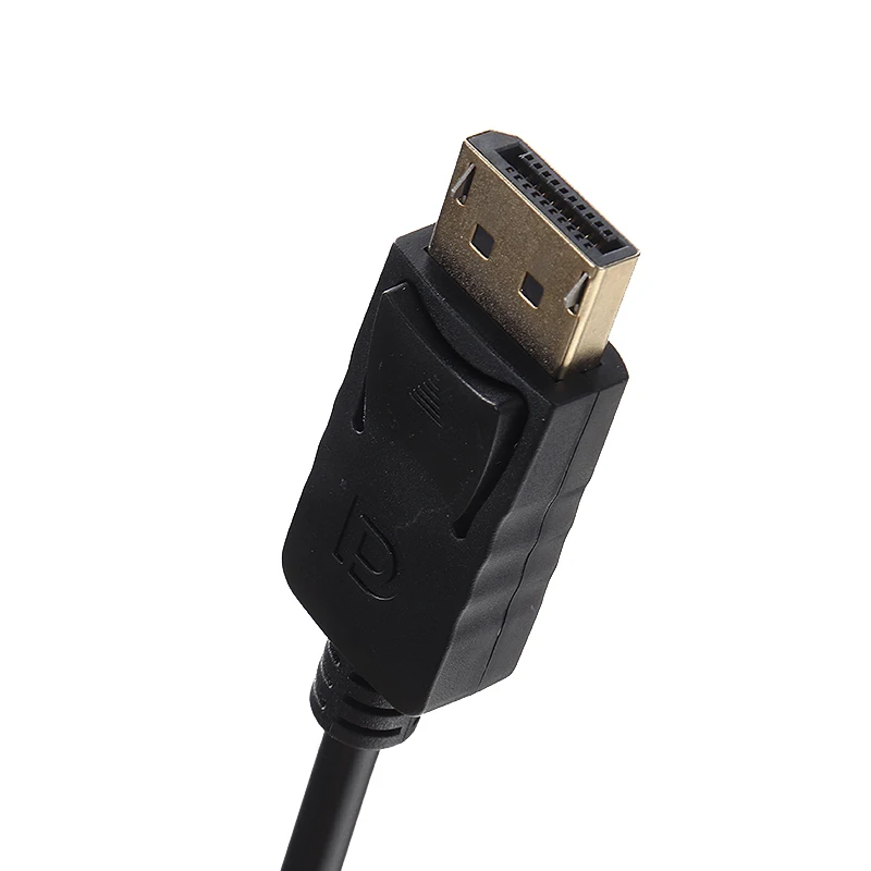 Nuevo 4K Displayport 1.2 DP Macho a HDMI Hembra Convertidor de 1080P Cable Adaptador para la PC del ordenador Portátil Negro de Audio Conector de Cables 3M 5