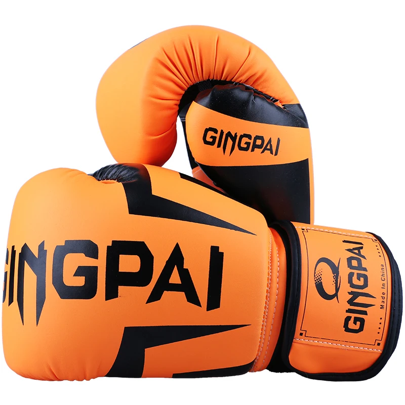 Buena Calidad de Oro de adultos guantes de kick boxing muay thai luva de boxe de Entrenamiento de lucha de las mujeres de los hombres de guante de boxeo MMA, Grappling guante 5