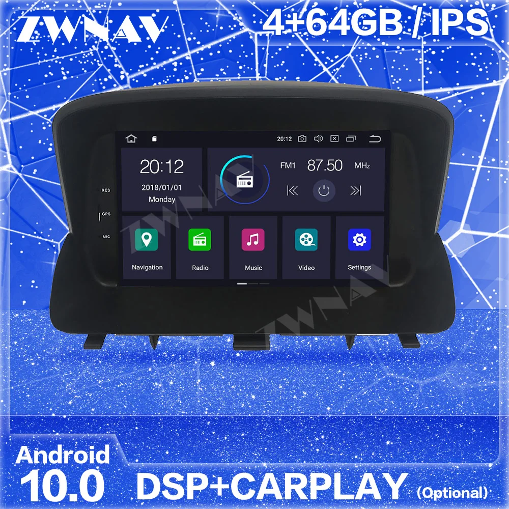 Carplay IPS Android10 de Pantalla Para el Opel Mokka 2012 2013 2016 Auto del Coche de Radio de Audio Estéreo Reproductor Multimedia GPS Jefe de la Unidad de 5