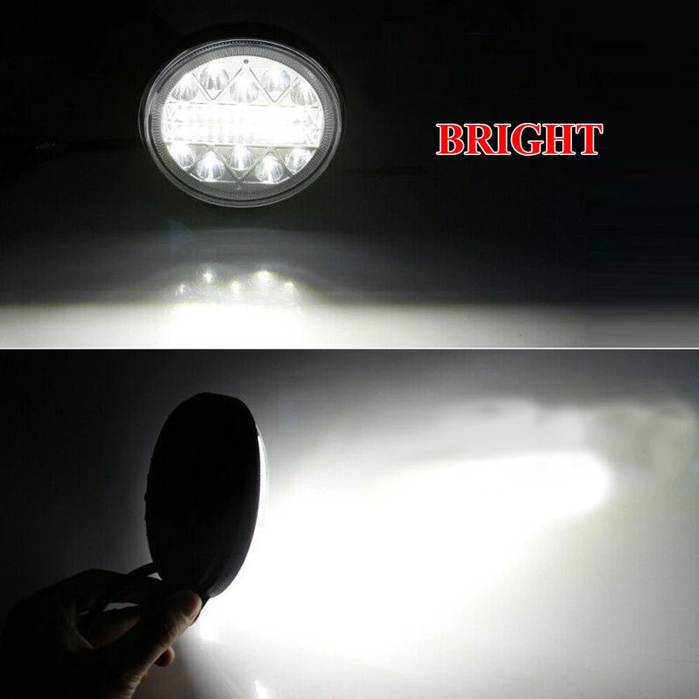 NLpearl 4inch Barra de luces/Luz de Trabajo 102W Spot Beam LED de Luz de Trabajo de la Barra para Offroad Jeep 4x4 Tractor Barco de la UAZ 12V 24V de la Luz de Niebla 5
